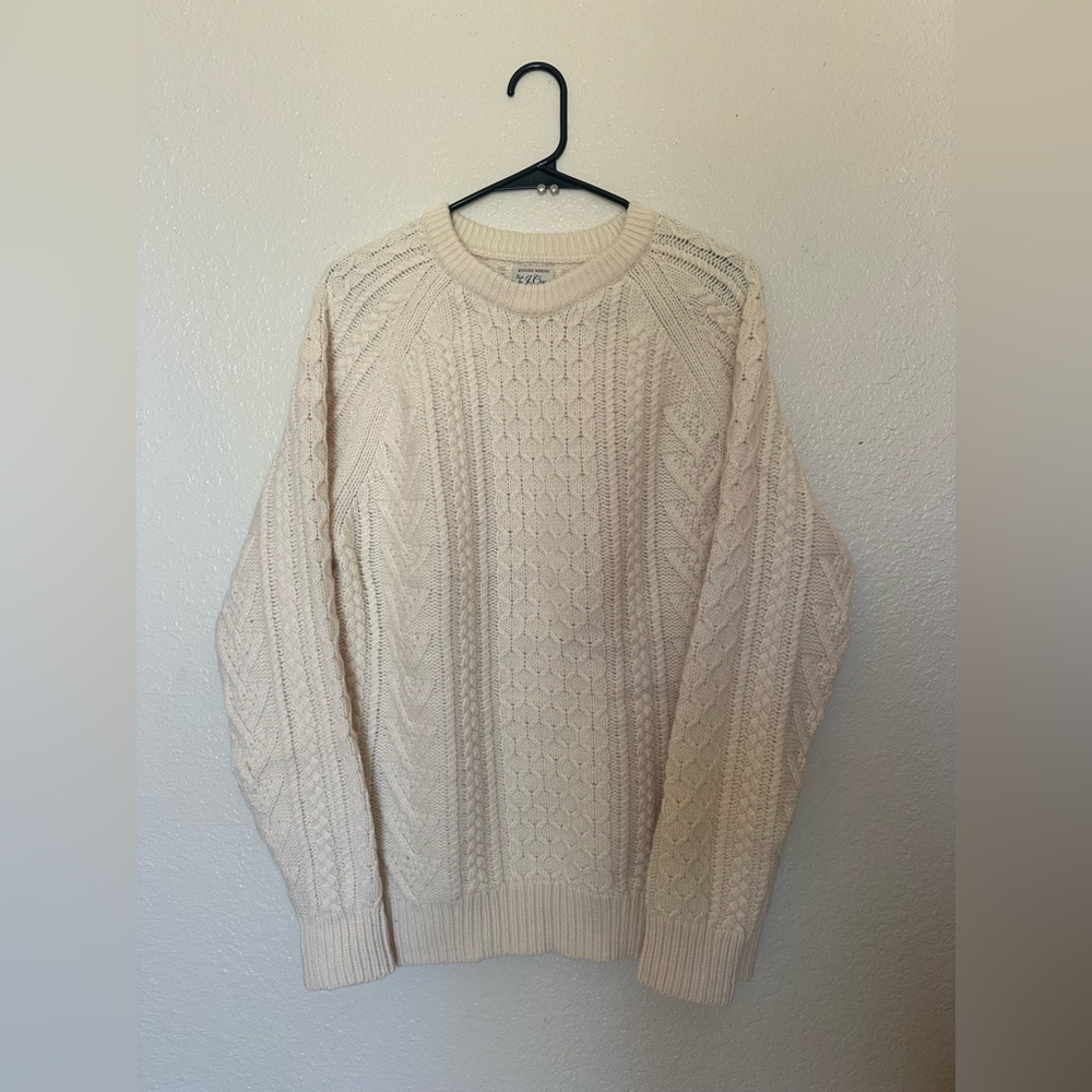 J. Crew Wool Sweater - Cream M